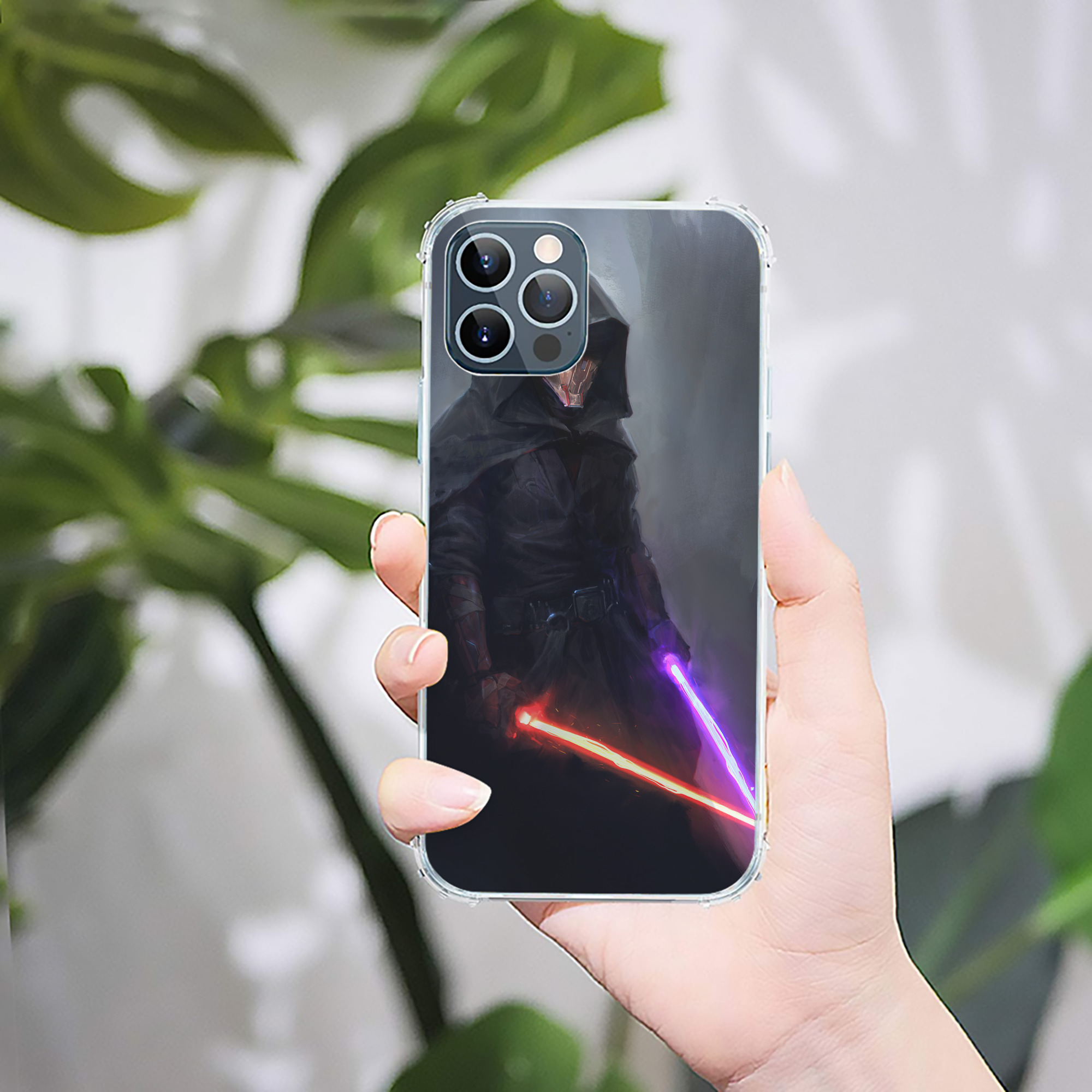（画像用） スター・ウォーズ Star Wars 【iPhone 12シリーズ対応】透明スマホケース（クリアソフトケース）